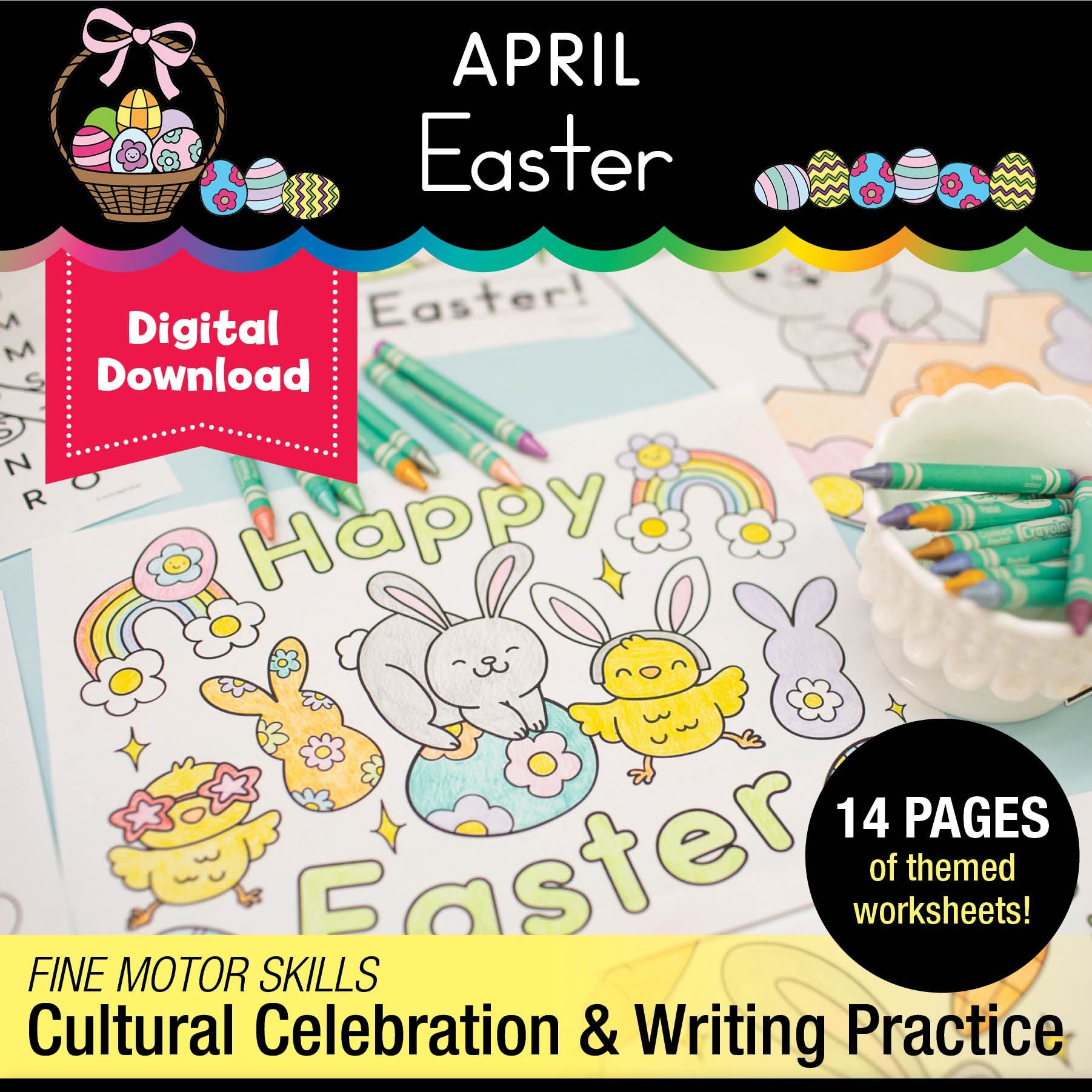  Printable April Easter Activities Pack