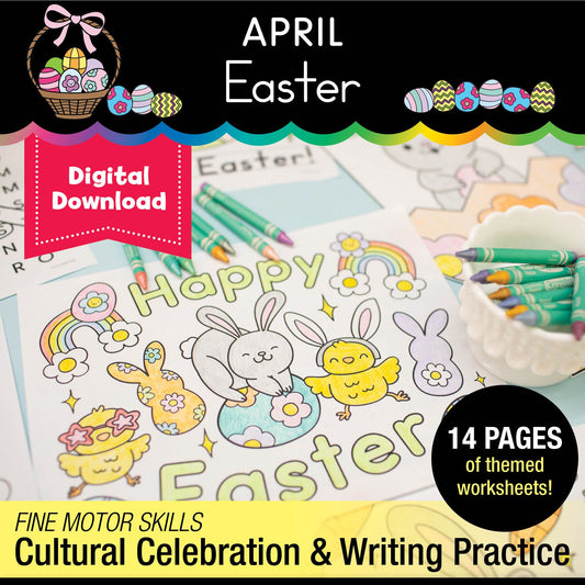  Printable April Easter Activities Pack