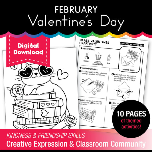 Printable February Valentine's Day Activity Pack
