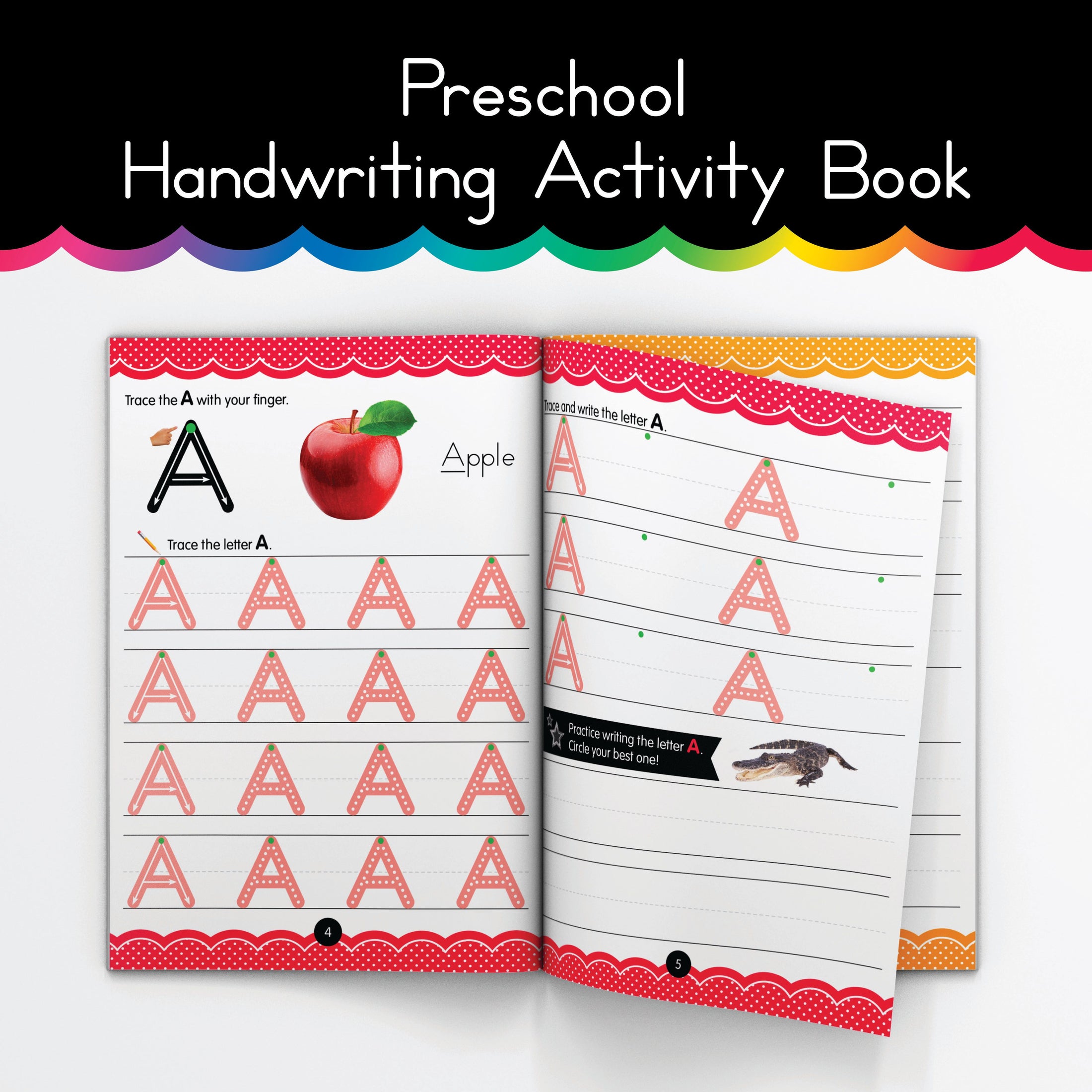 Preschool Handwriting Activity Book