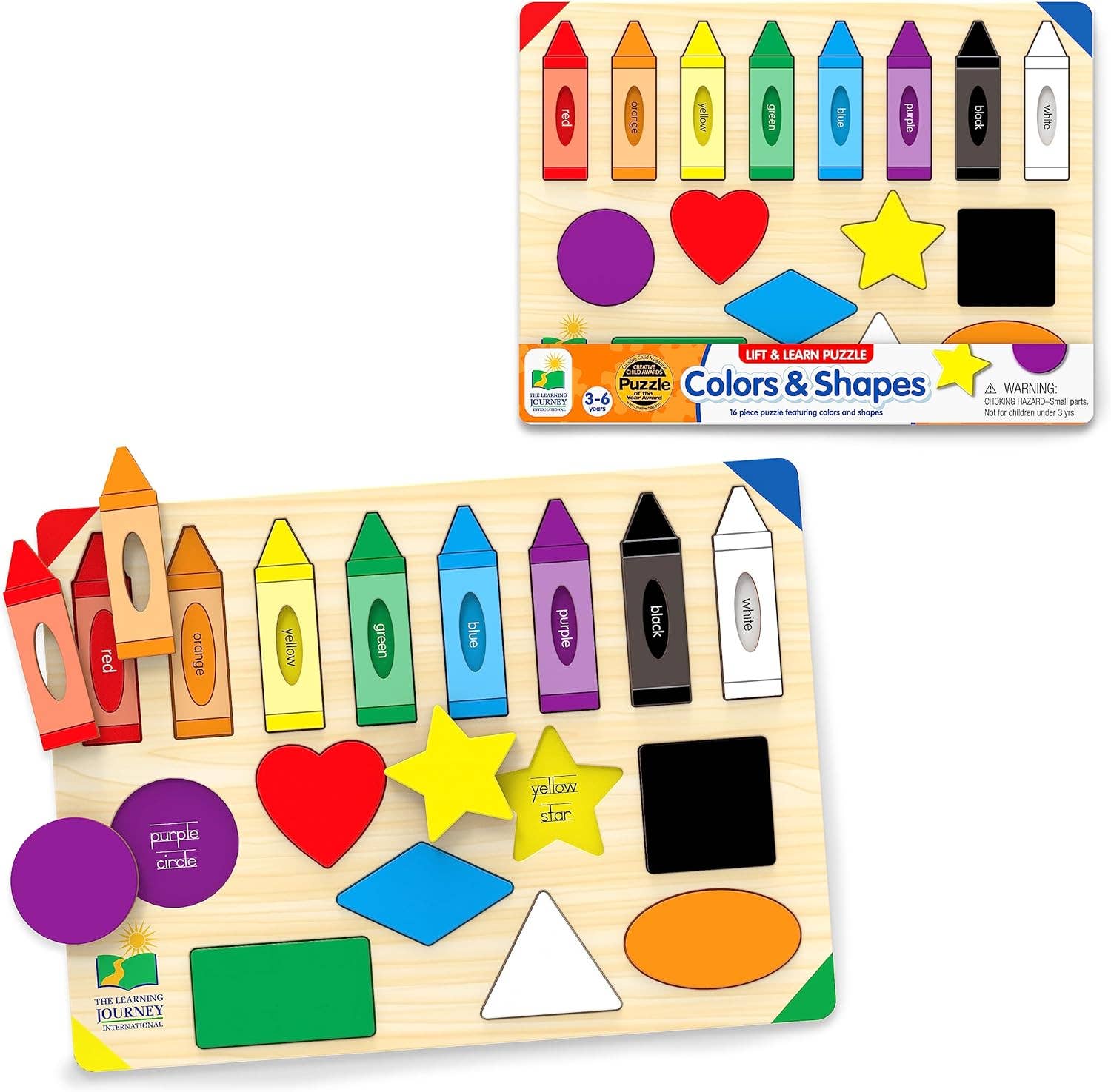 Lift & Learn Colors & Shapes Puzzle