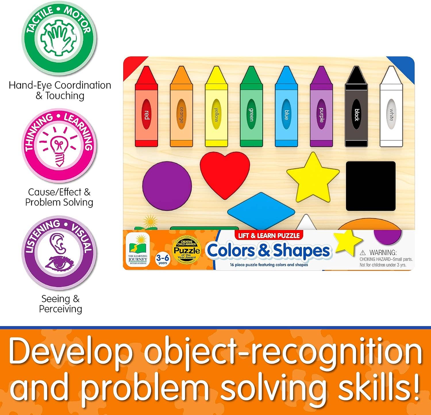 Lift & Learn Colors & Shapes Puzzle