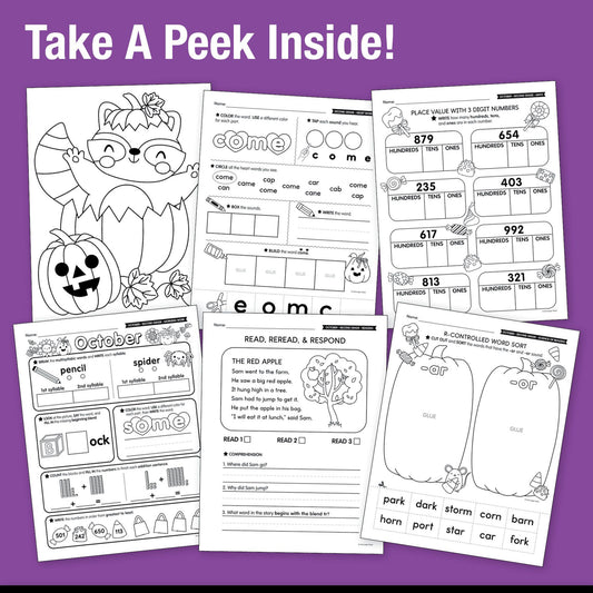 The Big Book of October Learning Second Grade