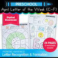 Load image into Gallery viewer, Printable Preschool April Letter of the Week
