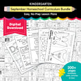 Load image into Gallery viewer, Kindergarten September Homeschool Curriculum Bundle
