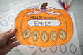Load image into Gallery viewer, Printable Pumpkin Name Craftivity
