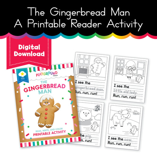 The Gingerbread Man December Printable Activity