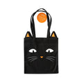 Load image into Gallery viewer, Black Cat Canvas Trick or Treat Bag
