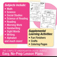 Load image into Gallery viewer, Printable Kindergarten May Homeschool Curriculum Bundle
