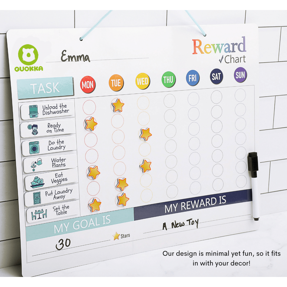 Magnetic Reward Task Chart for Kids