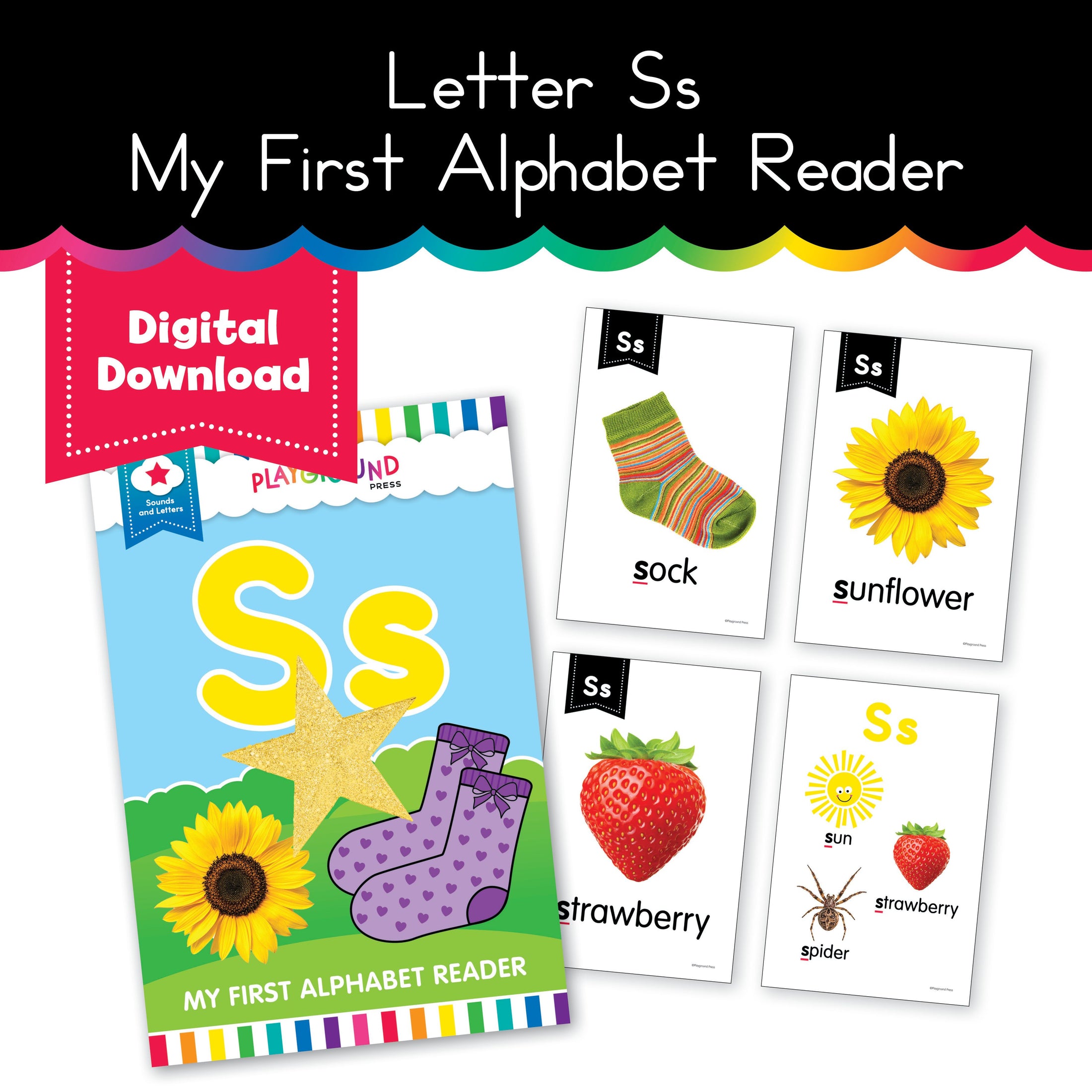 My first alphabet reader letter Ss