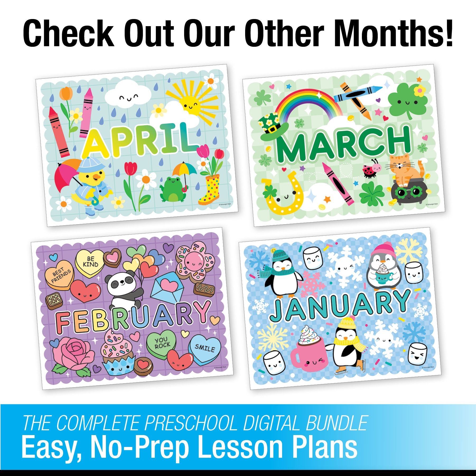 Printable Preschool May Homeschool Curriculum Bundle
