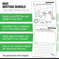 Load image into Gallery viewer, Printable First Grade May Writing Bundle

