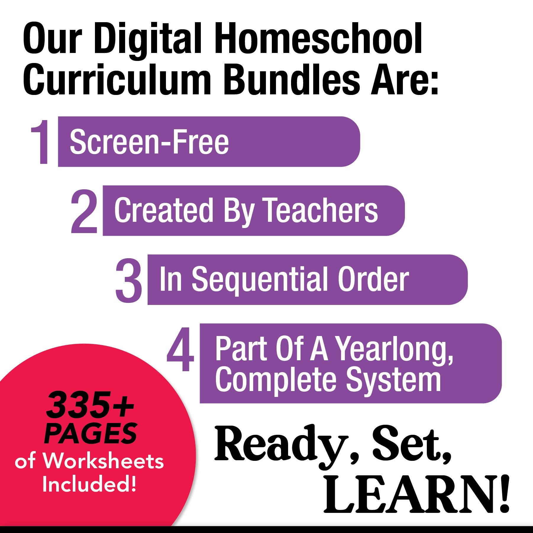 Printable Second Grade May Homeschool Curriculum Bundle