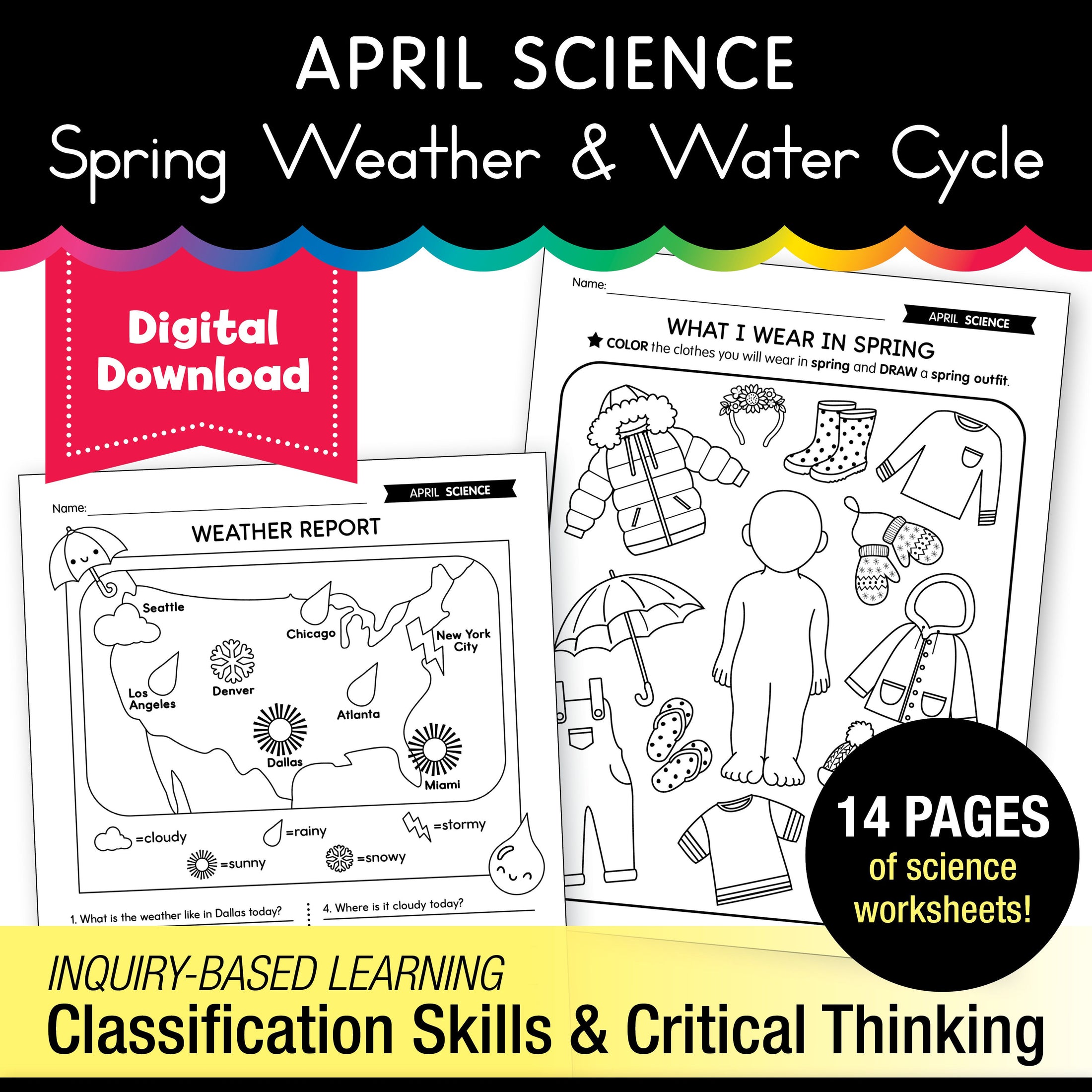 Printable April Science 