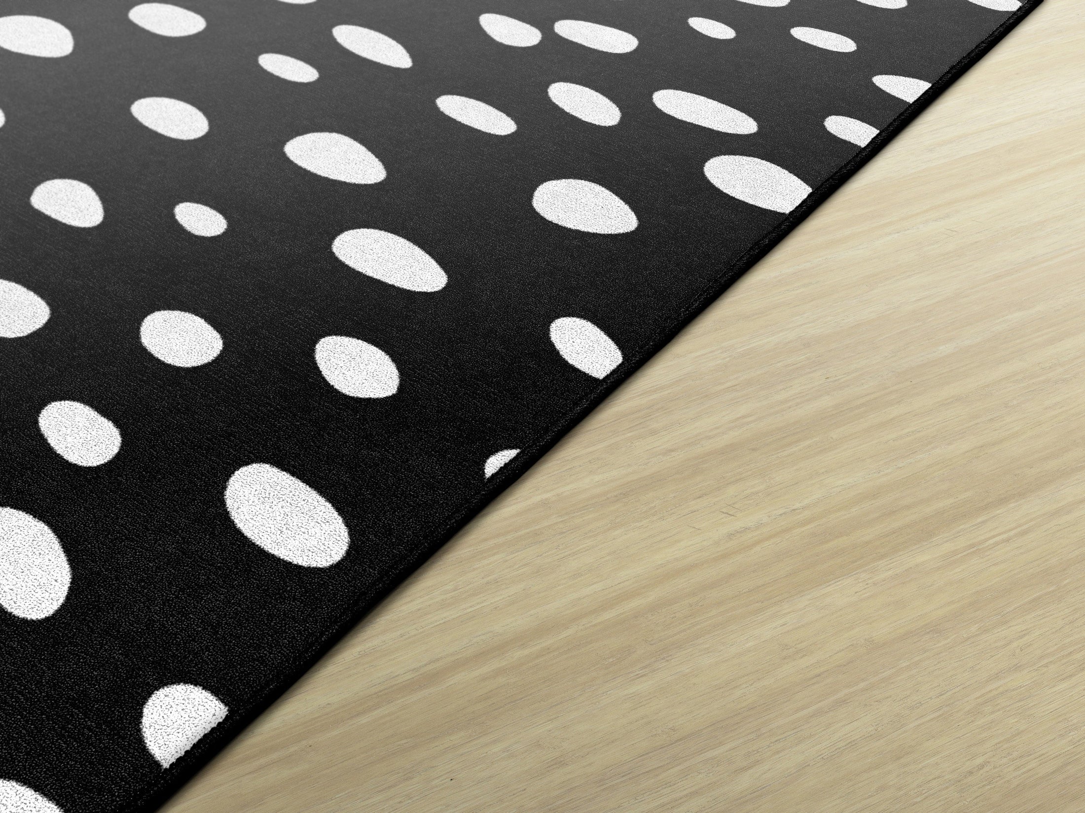 Black and White Spotty Classroom Rug by Schoolgirl Style