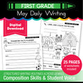 Load image into Gallery viewer, Printable First Grade May Daily Writing

