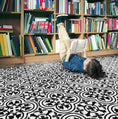 Load image into Gallery viewer, Black & White Tile Classroom Rug by Schoolgirl Style
