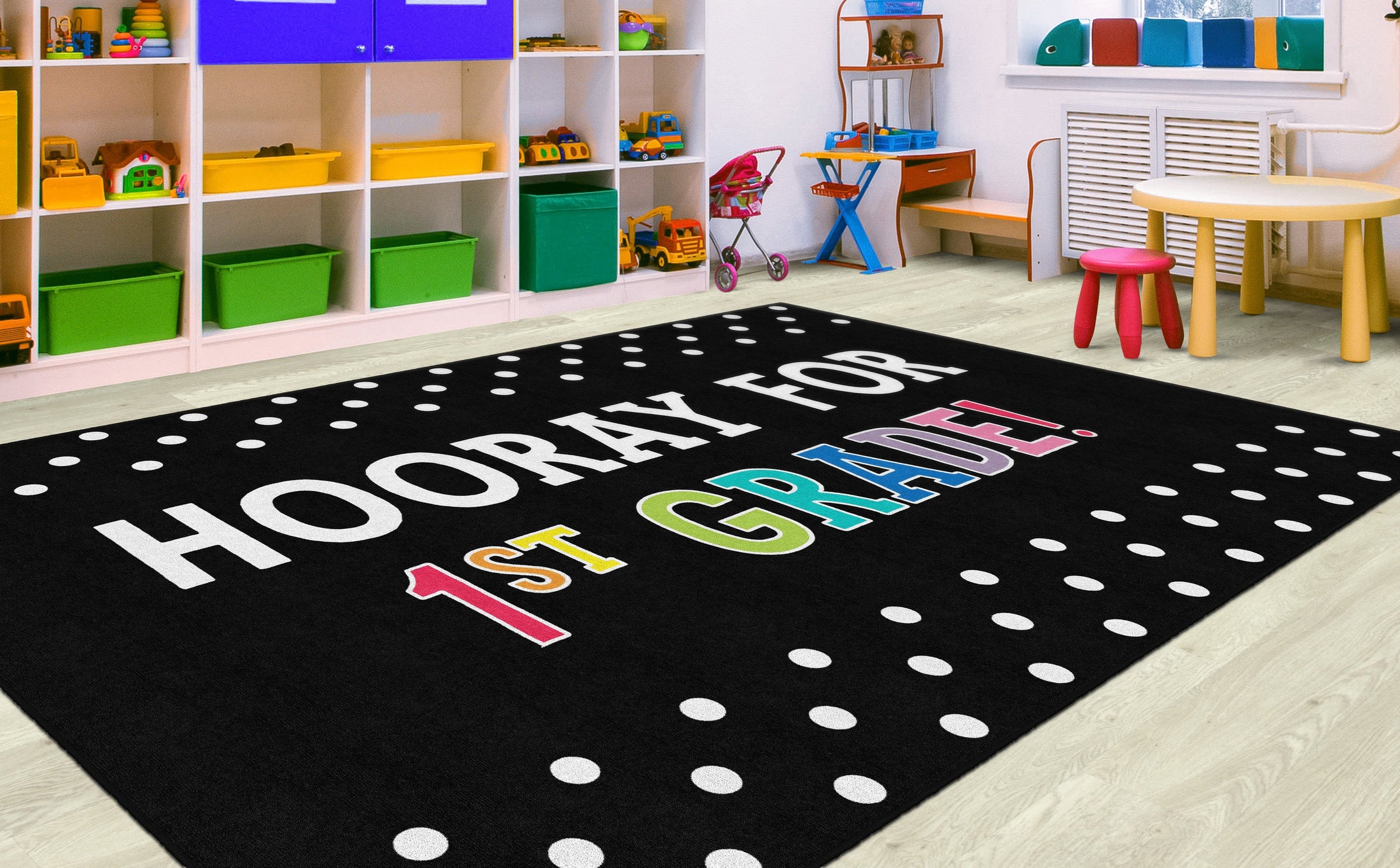 Hooray For School Classroom Rug by Schoolgirl Style
