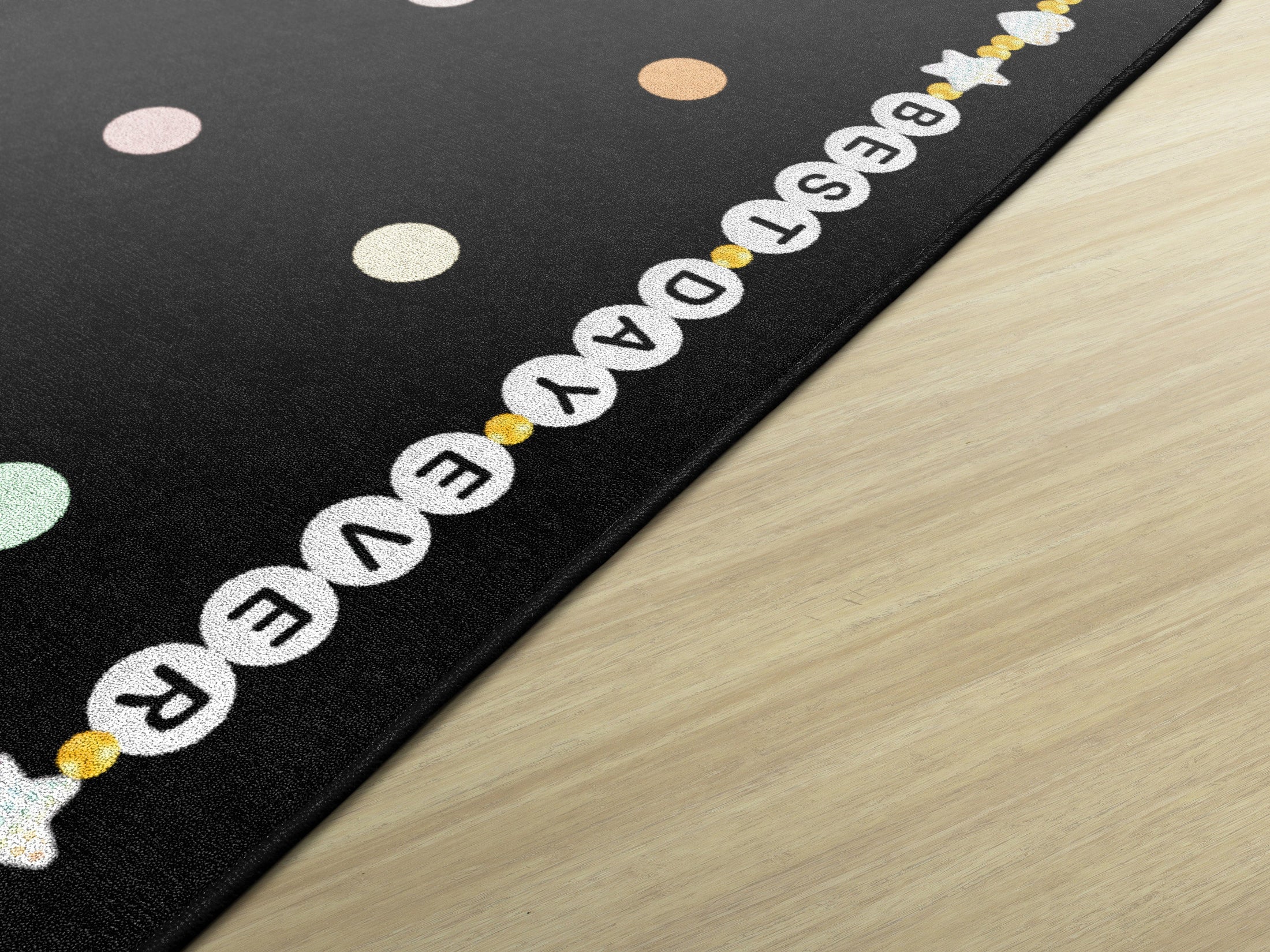 Friendship Bracelet Sit Spots Classroom Rug by Schoolgirl Style