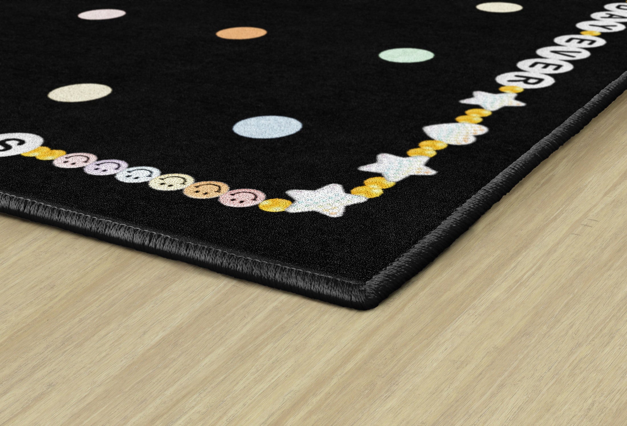 Friendship Bracelet Sit Spots Classroom Rug by Schoolgirl Style