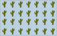 Load image into Gallery viewer, Cactus Sit Spots on Light Blue Classroom Rug by Schoolgirl Style
