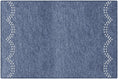 Load image into Gallery viewer, Denim Scallop Classroom Rug by Schoolgirl Style
