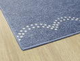 Load image into Gallery viewer, Denim Scallop Classroom Rug by Schoolgirl Style
