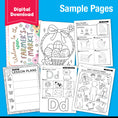 Load image into Gallery viewer, Printable Preschool April Homeschool Curriculum Bundle
