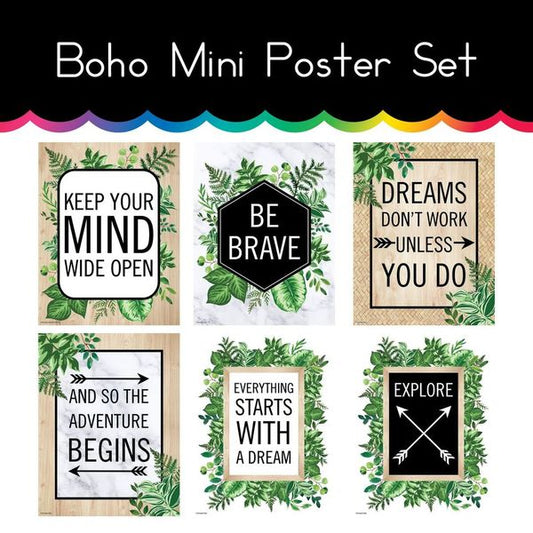 Boho mini Poster Set