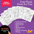 Load image into Gallery viewer, Printable Second Grade October Week 4 Resources

