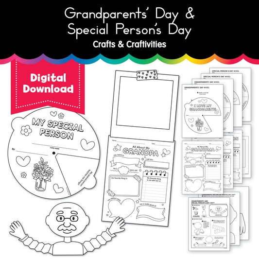 Grandparents' Day & Special Person's Day Crafts & Craftivities