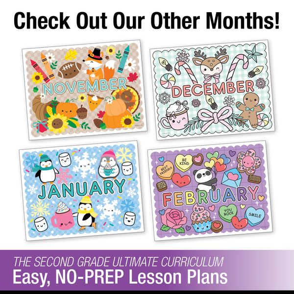 The Big Book of October Learning Second Grade