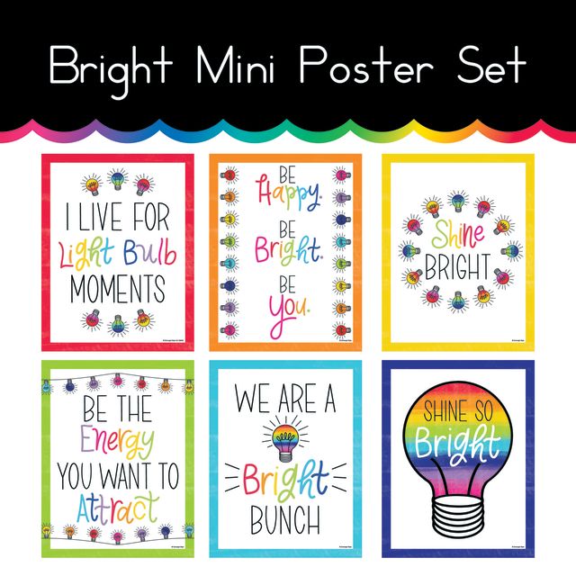 Bright Mini Poster Set