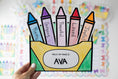 Load image into Gallery viewer, Second Grade September Crayon Box Craftivity Bulletin Board Set
