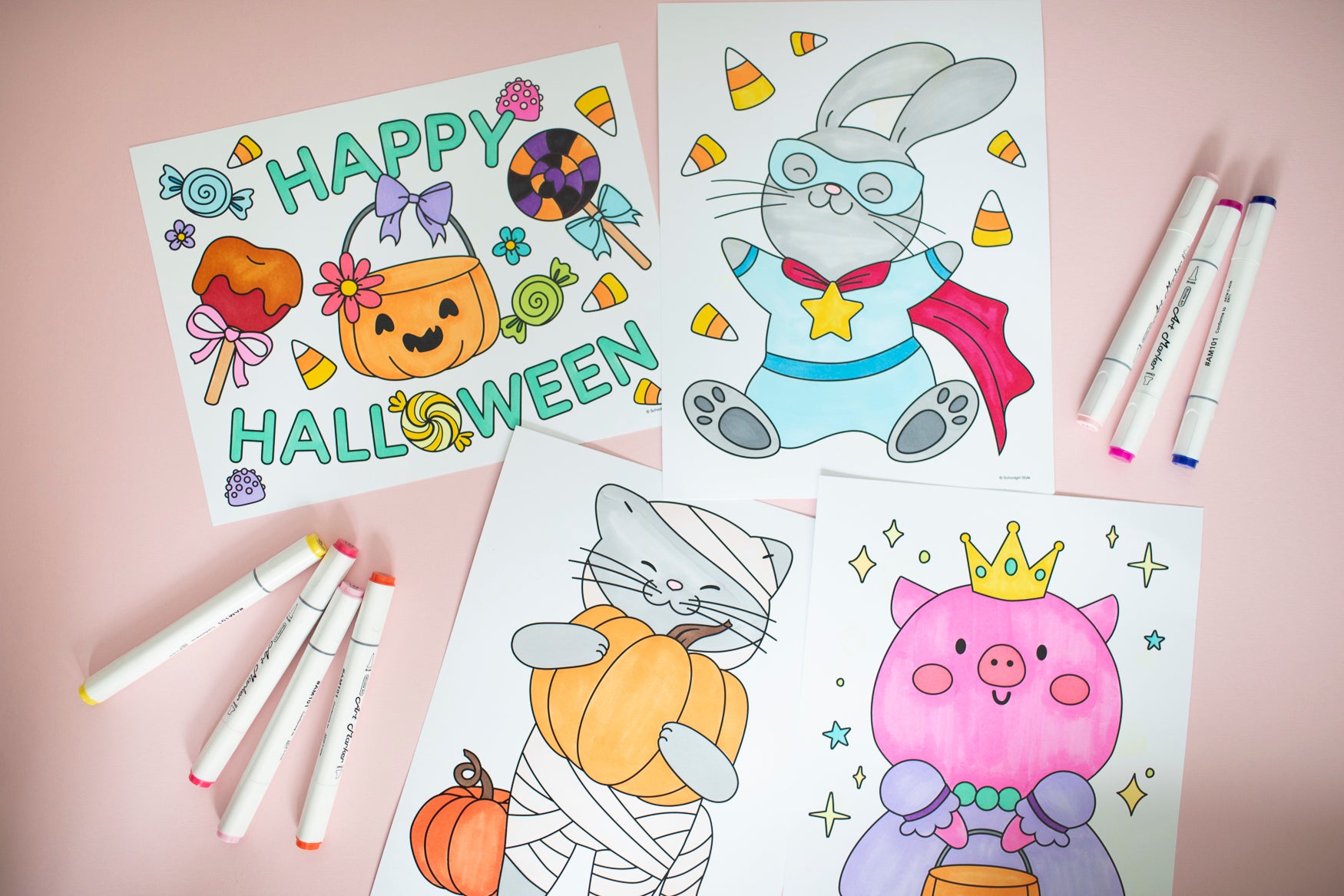Printable Halloween Worksheets, Activities and Coloring Pages | Halloween Party Pack