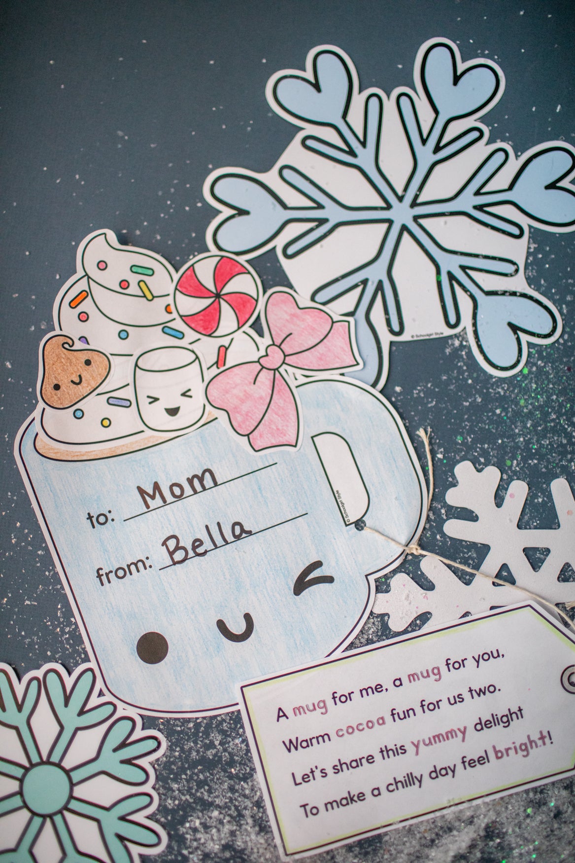 Printable January Hot Cocoa For You Craftivity