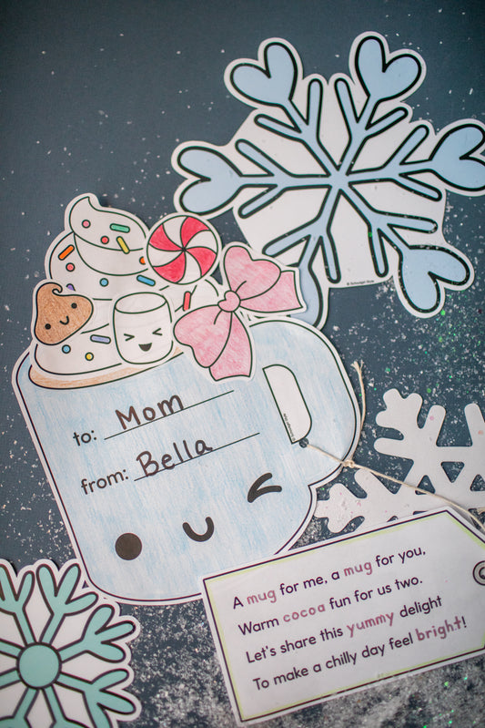 Printable January Hot Cocoa For You Craftivity