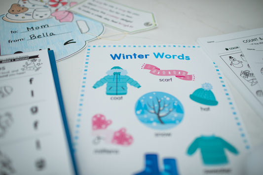 Printable January Words Posters