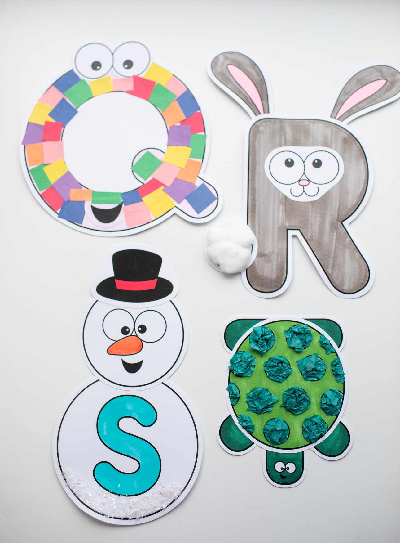 Printable Preschool January Letter of the Week (Q-T)