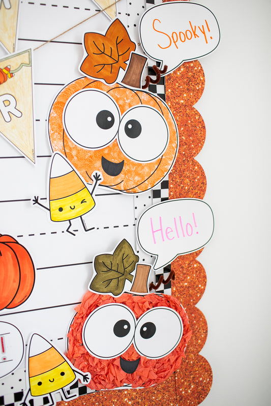 October pumpkin craft for kids