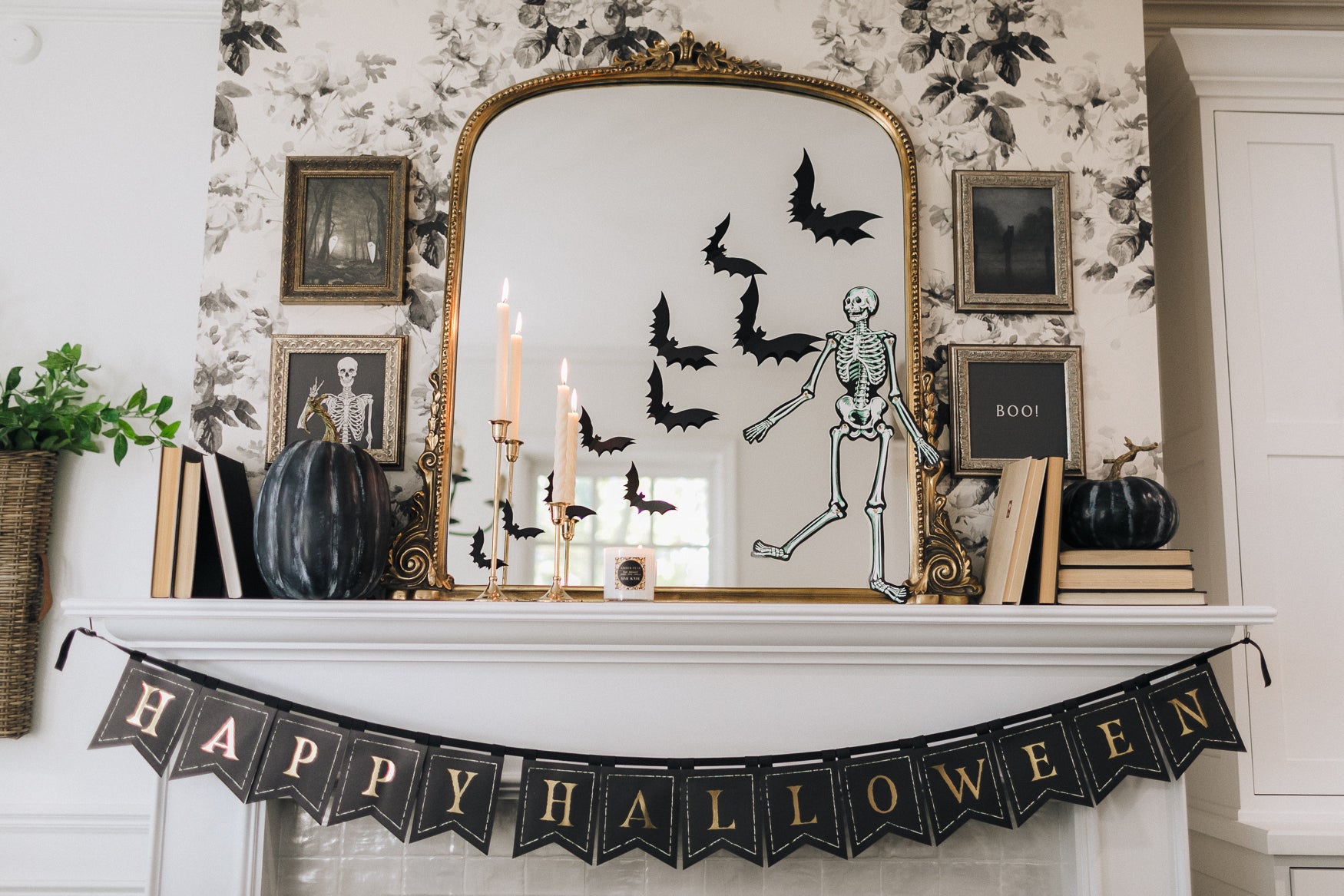 Halloween-Birthday Double Sided Banner | Home Decor