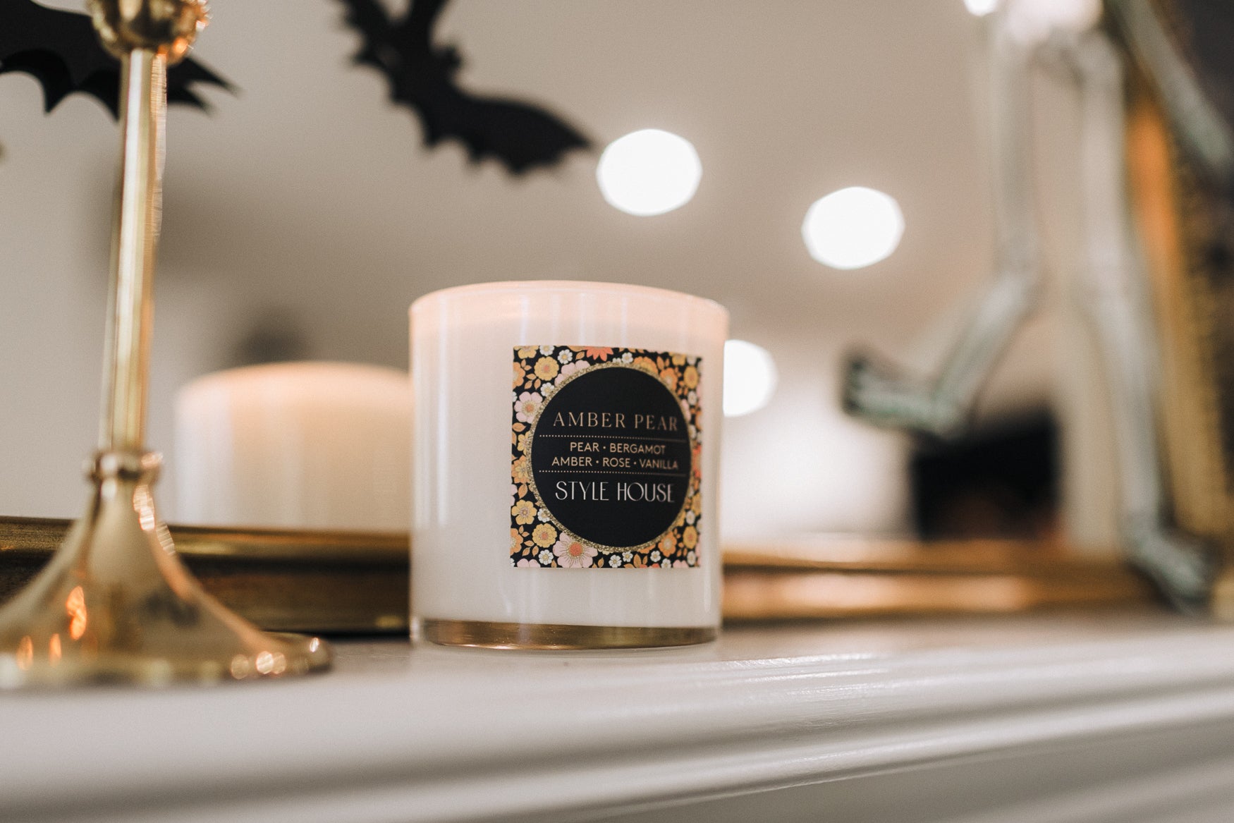 Amber Pear Candle | Home Decor