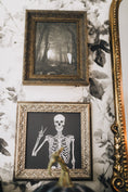 Load image into Gallery viewer, Peeking Ghost Framed Antique Art
