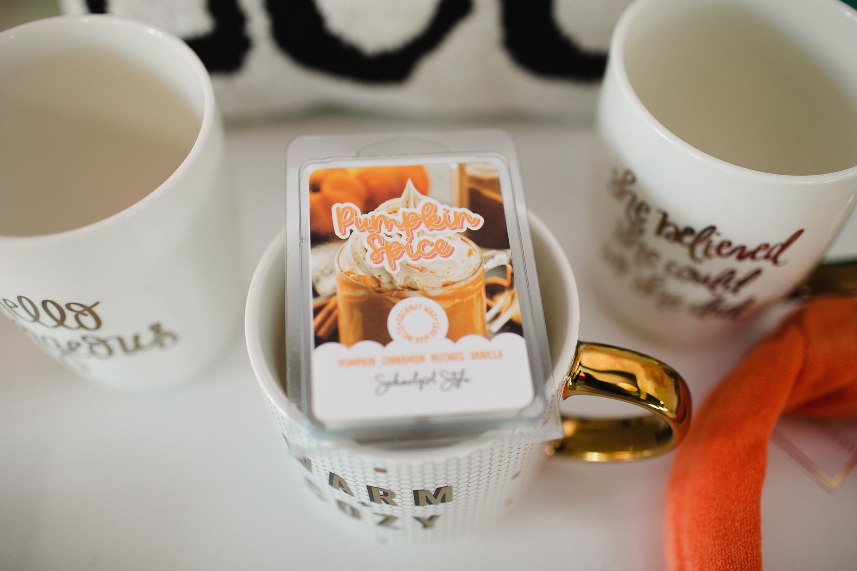 Pumpkin Spice Wax Melts |  Pumpkin, Cinnamon, Nutmeg, and Vanilla 