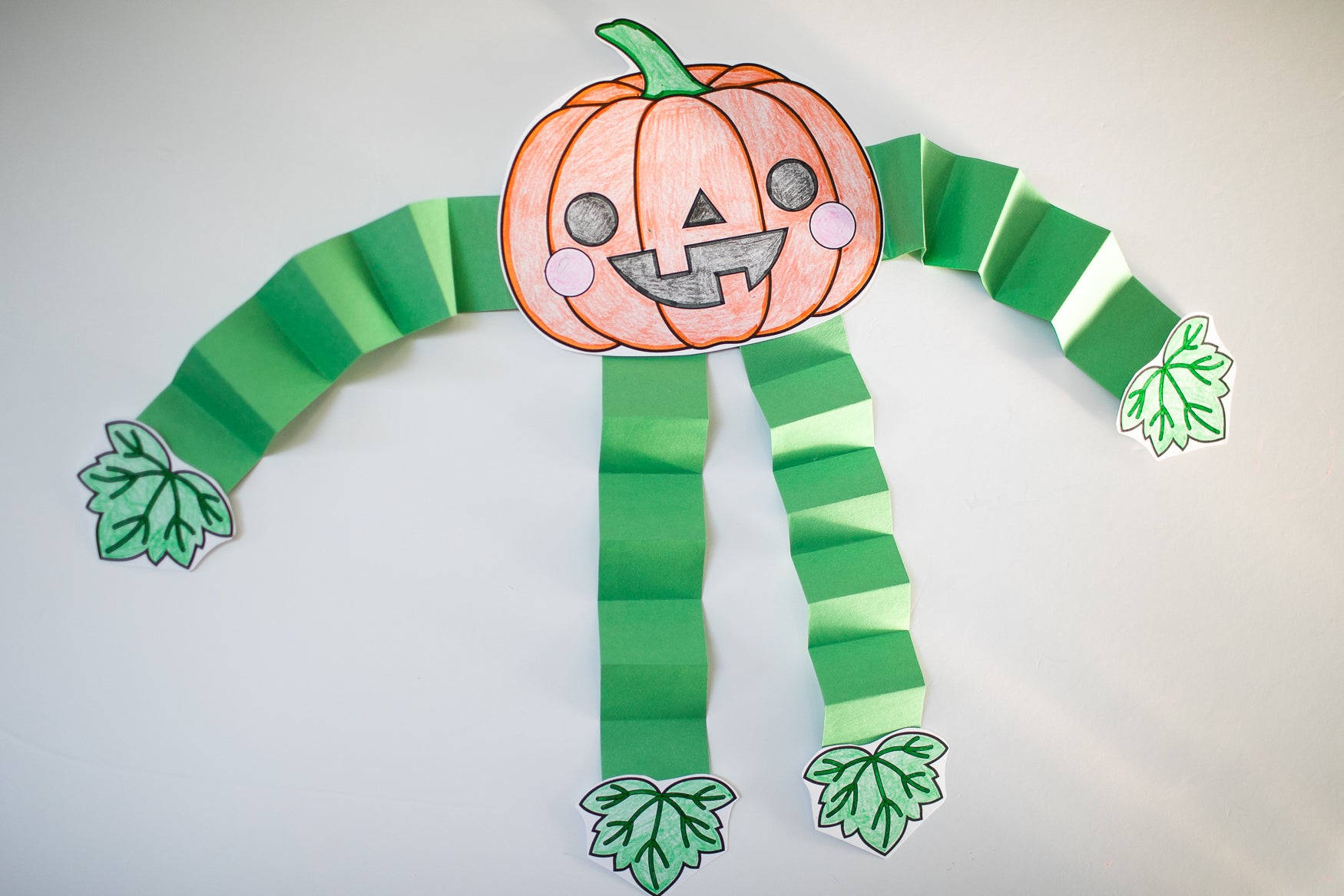 Pumpkin Person Fall Printable Craft