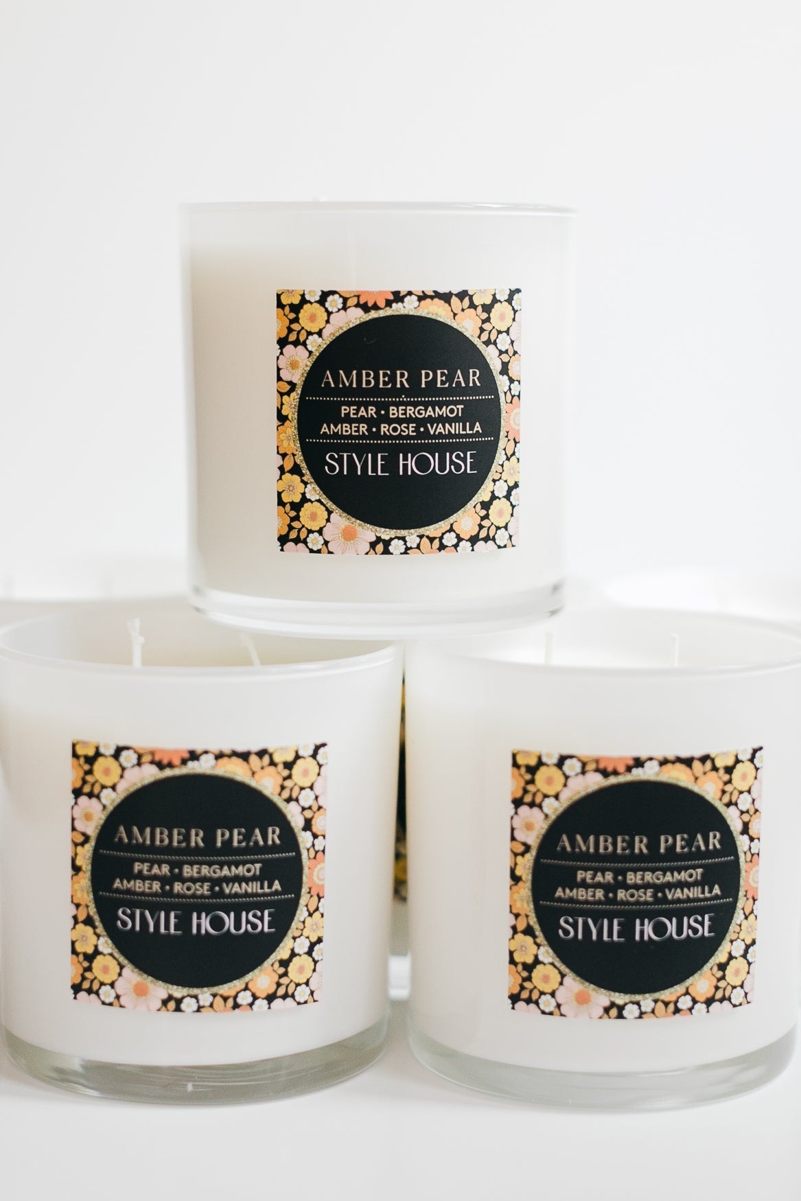 Amber Pear Candle | Home Decor