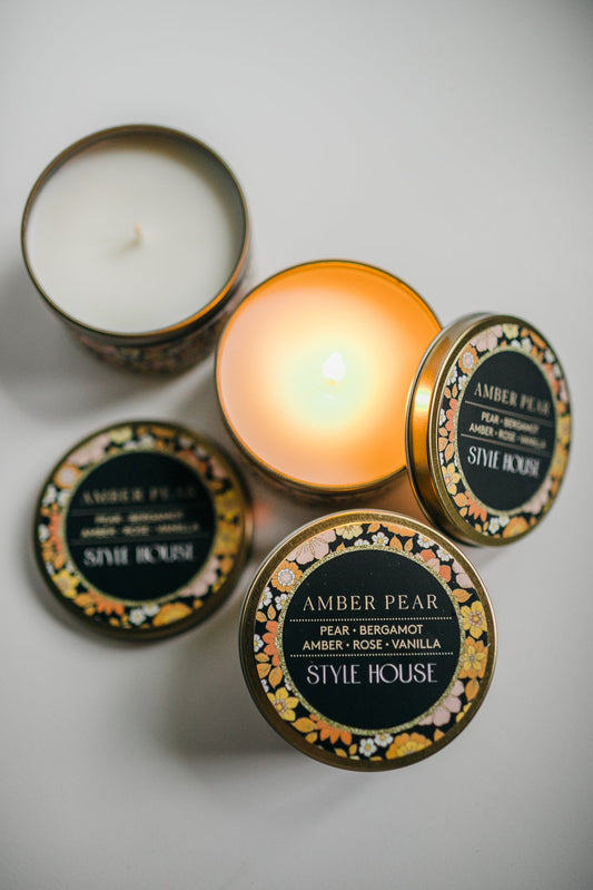 Amber Pear Candle | Home Decor