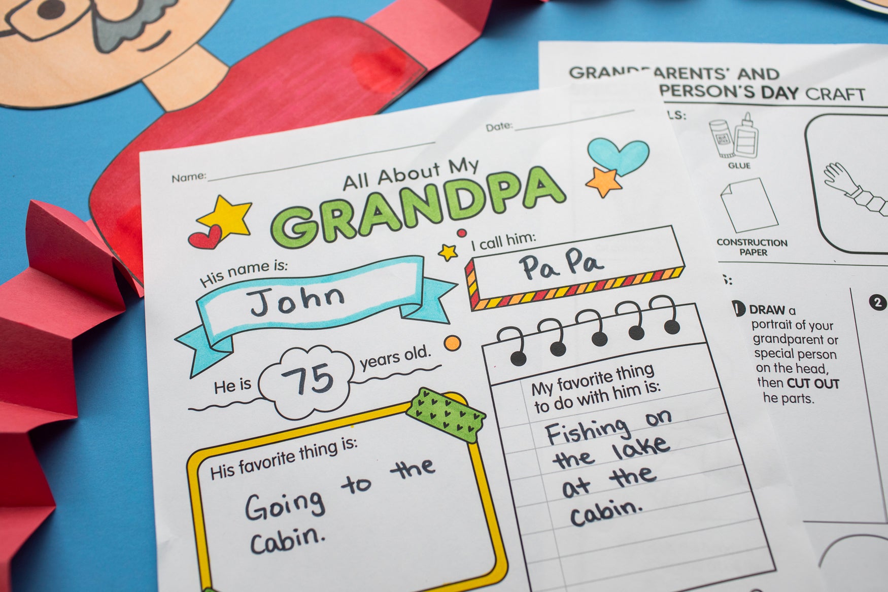 Grandparents' Day & Special Person's Day Crafts & Craftivities