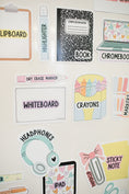 Load image into Gallery viewer, Visual Supplies Classroom Labels | Saved By The Pastel
